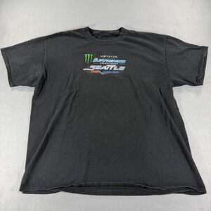 Monster Energy AMA Supercross Seattle 2025 Lumen Field Black T-Shirt Mens XL